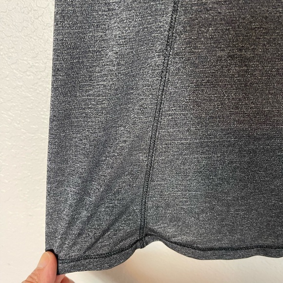 Lululemon Run Wild Short Sleeve Tech Top 4 Gray Ruffle Workout Athletic Gym - Picture 4 of 10